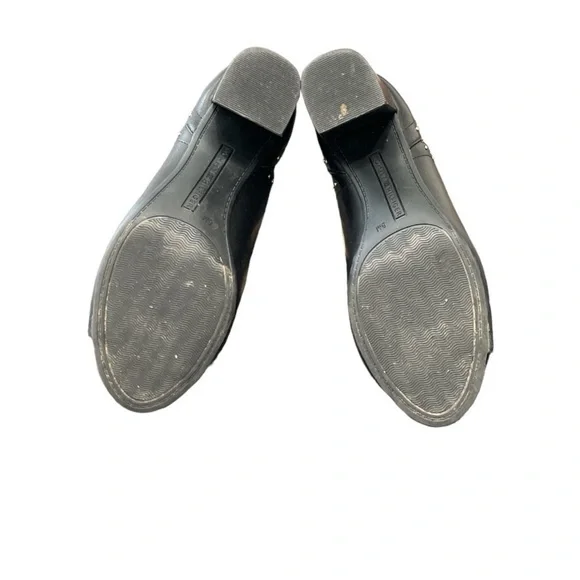 Women’s Tommy Hilfiger Black Open Toe Ankle Boot Size 6 - Picture 3 of 3